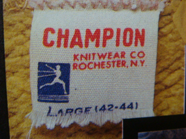 40's CHAMPION KNIT WEAR　チャンピオン　ランタグ着丈65cm